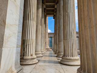 Greece columns in Athens