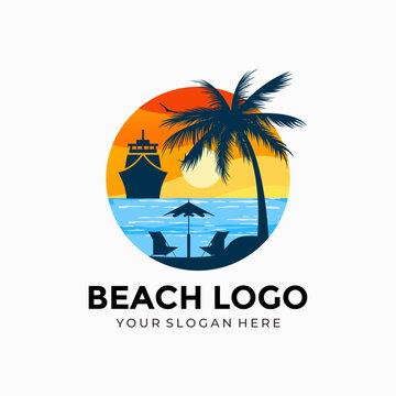 Summer Beach Logo