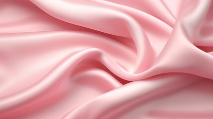 Fototapeta premium Smooth elegant pink silk or satin texture background.Generative Ai