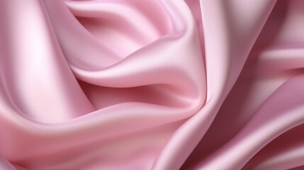 Obraz premium Smooth elegant pink silk or satin texture background.Generative Ai