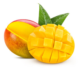 Mango isolated on white background