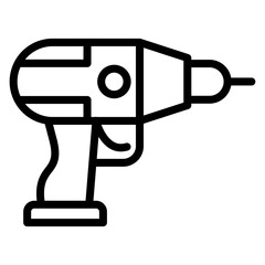 Vector Design Hand Drill Icon Style