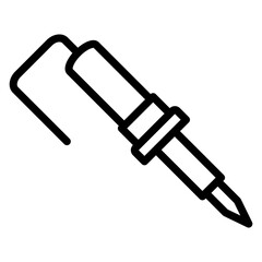 Vector Design Soldering Iron Icon Style