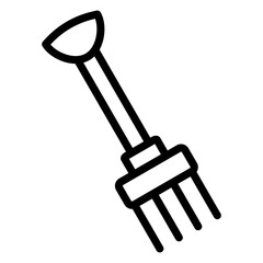 Vector Design Farm Fork Icon Style