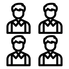 Vector Design People Icon Style