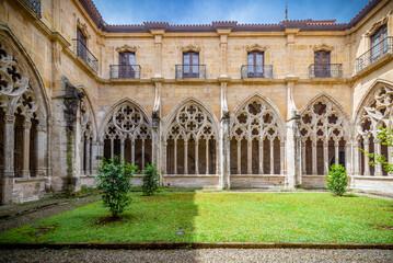 Fototapeta na wymiar Oviedo Cathedral in day time Asturias, Spain