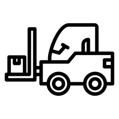 Vector Design Forklift Icon Style