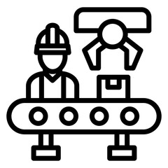 Vector Design Manufacture Icon Style