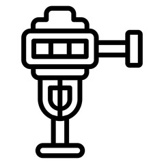 Vector Design Tube Expander Icon Style