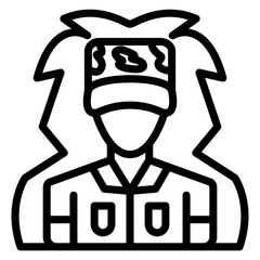 Vector Design Ghilie Suit Icon Style