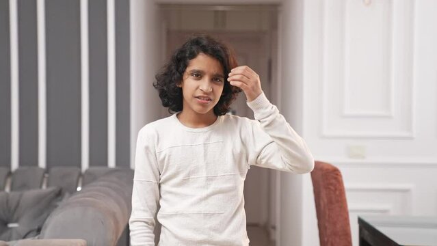 Disappointed Indian teenager kdi boy