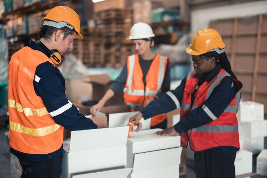 Warehouse workers organize products by size, shape, category. Handle customer orders by collecting items from storage, wrapping, sealing, packing, labeling them for shipment. Preparing delivery date.