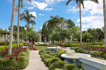 The scenery at Hollis Garden, a public botanical garden in Lakeland, Florida