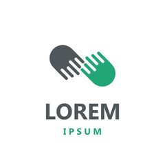 set of abstract geometric shapes, design elements, in multi color isolated on white background.