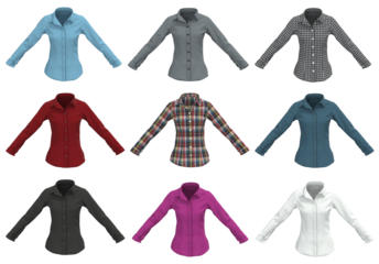 Woman Shirt. Button down shirt. Plaid Shirt  