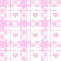 Simply seamless check pattern design for decorating wallpaper, wrapping paper, fabric, backdrop and etc.