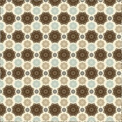 Illustration Flower pattern abstrack seamless 