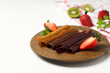 Concept of tasty and sweet food - pastille