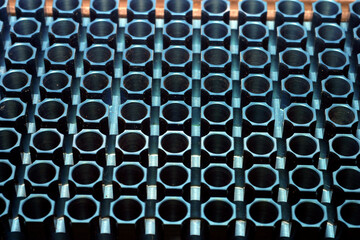 96-well PCR machine thermal block