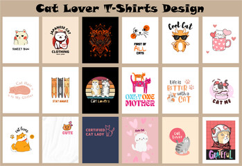 Cute Cat t shirt designs and apparel trendy design, Cat lover T shirts elegant and classic design source, vectors for T-shirts designs, graphics resource for t shirt, t shirt graphics resource, 