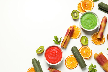 Concept of tasty and sweet food - pastille