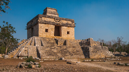 In the ruins of Dzibilchaltun