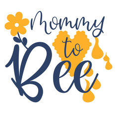 Obraz premium Bee and honey Hand drawn motivation lettering phrase in modern calligraphy style. Inspiration slogan for print and poster design. Vector illustration