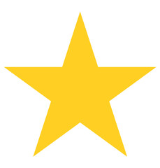 Yellow Star symbols vector illustration.  Stars sparkle Shape. Glowing light effect star best for social media and various graphic designs
