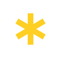 Obraz premium Yellow Star symbols vector illustration. Stars sparkle Shape. Glowing light effect star best for social media and various graphic designs