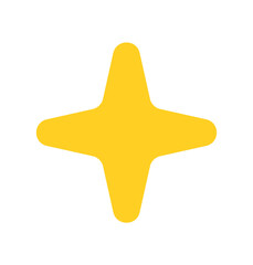 Yellow Star symbols vector illustration.  Stars sparkle Shape. Glowing light effect star best for social media and various graphic designs
