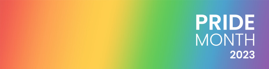 Rainbow gradient background. LGBT flag colors. Vector