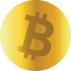 Bitcoin symbol vector icon eps 10.