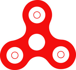 Spinner toy vector icon eps 10.