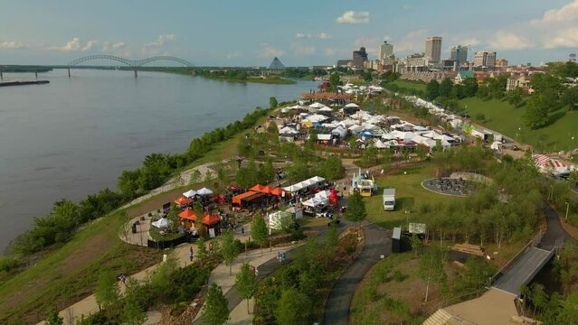 2023 World Championship BBQ Festival at Memphis in May, Tom Lee Park, Memphis, Tennessee