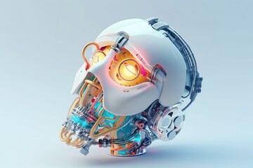 3D Humanoid Robotic, Artificial Intelligence, Futuristic AI Technology. Generative AI