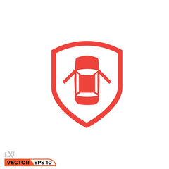 Icon vector graphic of Shield car door