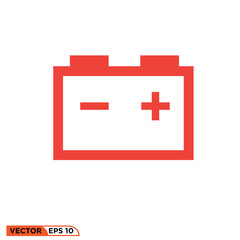 Icon vector graphic of Battery Charging