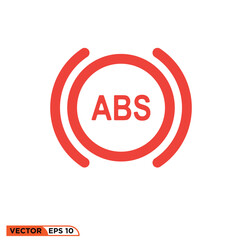 Icon vector graphic of Abs Warning 