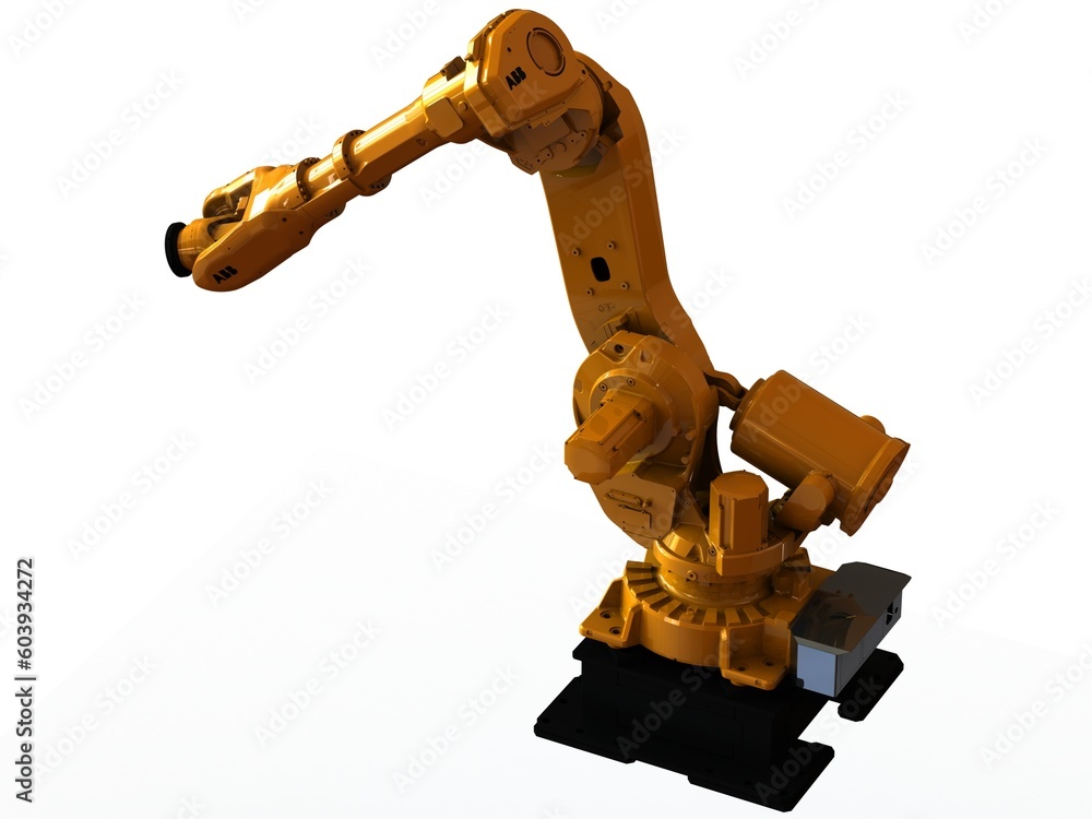 Poster abb irb 6640-235 - 2.55 robot 3d rendering