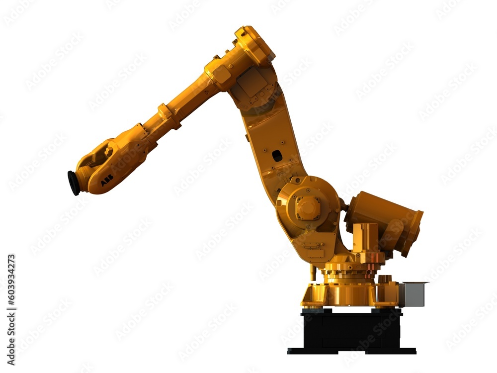 Poster abb irb 6640-235 - 2.55 robot 3d rendering