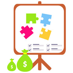 Fototapeta premium Business Illustration