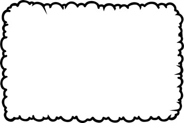 black and white frame