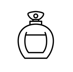 Cute perfume fragrance outline icon
