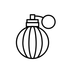Cute perfume fragrance outline icon
