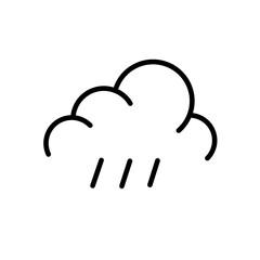 Cloud line art icon