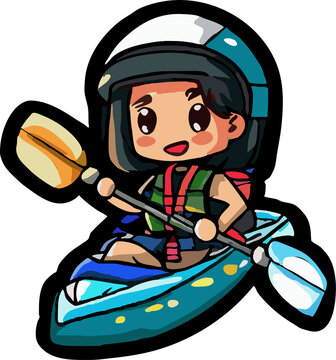 recommend clip art: kayaking png graphic clipart design
