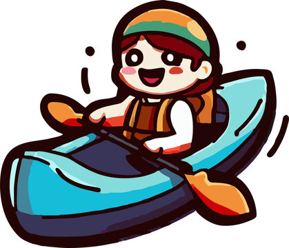 recommend clip art: kayaking png graphic clipart design