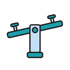Filled Line SEESAWS design vector icon design vector line icon svg