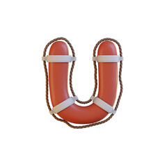 Marine Help 3D Alphabet or PNG Letters