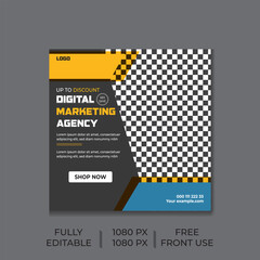 Digital Marketing Banner And Social Media Poster Design